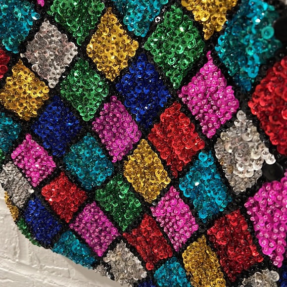 Multicolor Sequins Vest - Picture 2 of 4